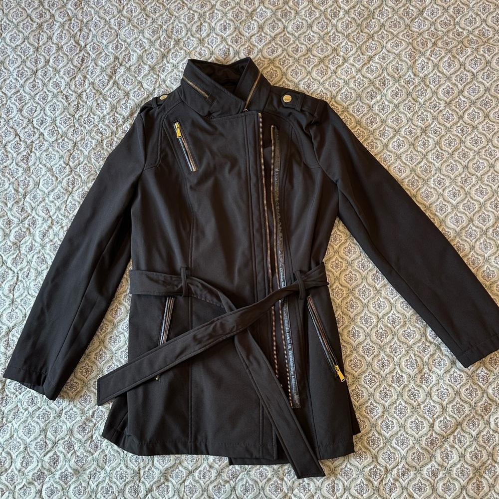 Michael Michael Kors black trench coat